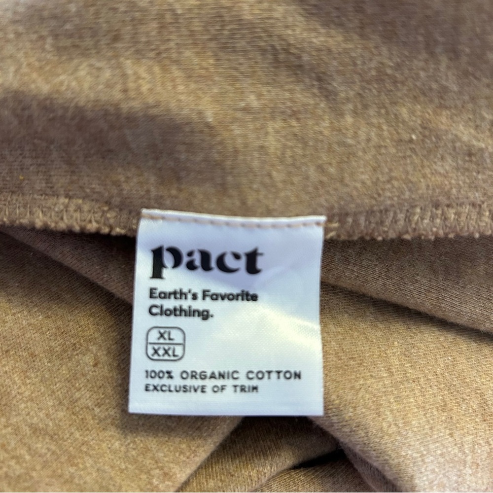 Pact Tan Slouchy Open Front Cardigan - Picture 4 of 9